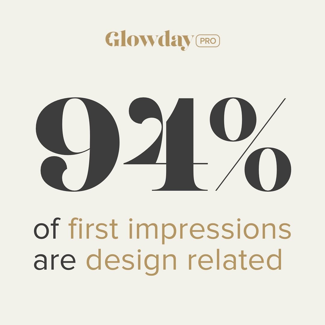 Don&rsquo;t underestimate the power of good design!

Whether it&rsquo;s your clinic&rsquo;s interior or your website, good design is essential for making a great first impression. 

Potential clients will form an opinion about your brand in a matter 