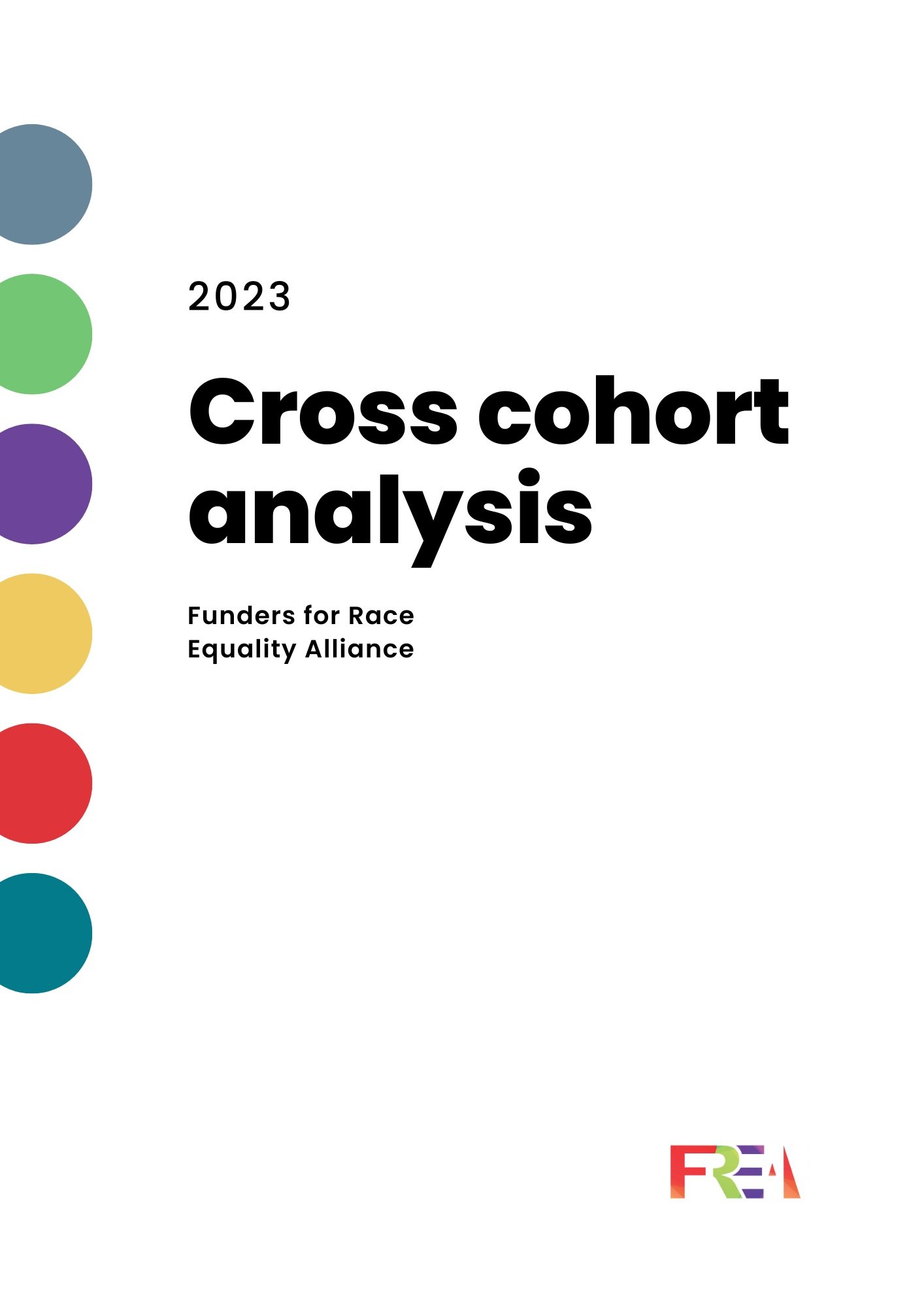 Cross cohort analysis report