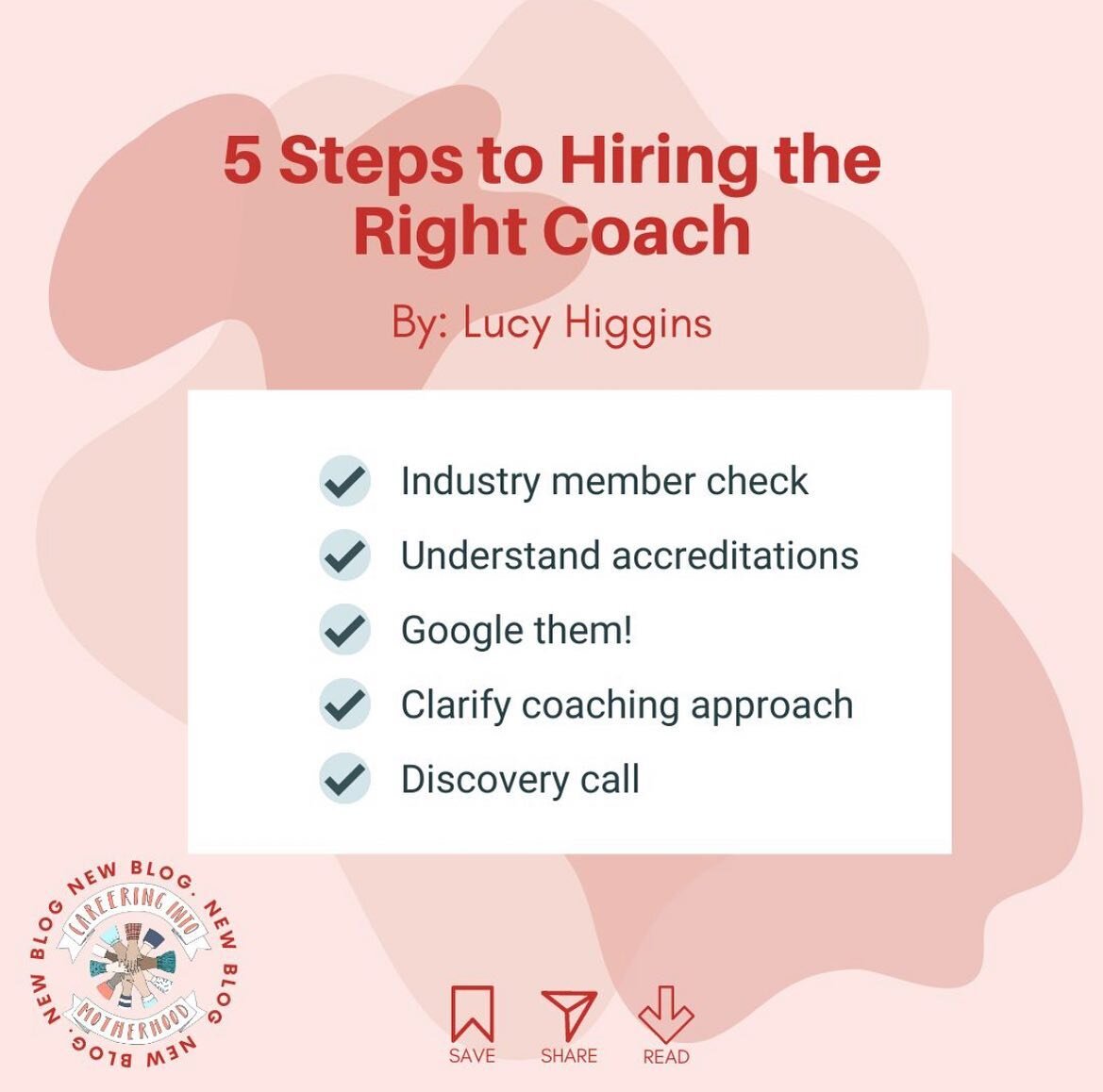 I wrote this blog (link in my bio) for @careeringintomotherhood before the Lighthouse coaching cult story broke last week 😳but it couldn&rsquo;t be more timely. This is my advice for finding a credible Coach who won&rsquo;t tell you to leave your fa