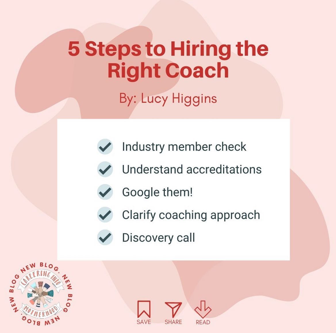 I wrote this blog (link in my bio) for @careeringintomotherhood before the Lighthouse coaching cult story broke last week 😳but it couldn&rsquo;t be more timely. This is my advice for finding a credible Coach who won&rsquo;t tell you to leave your fa