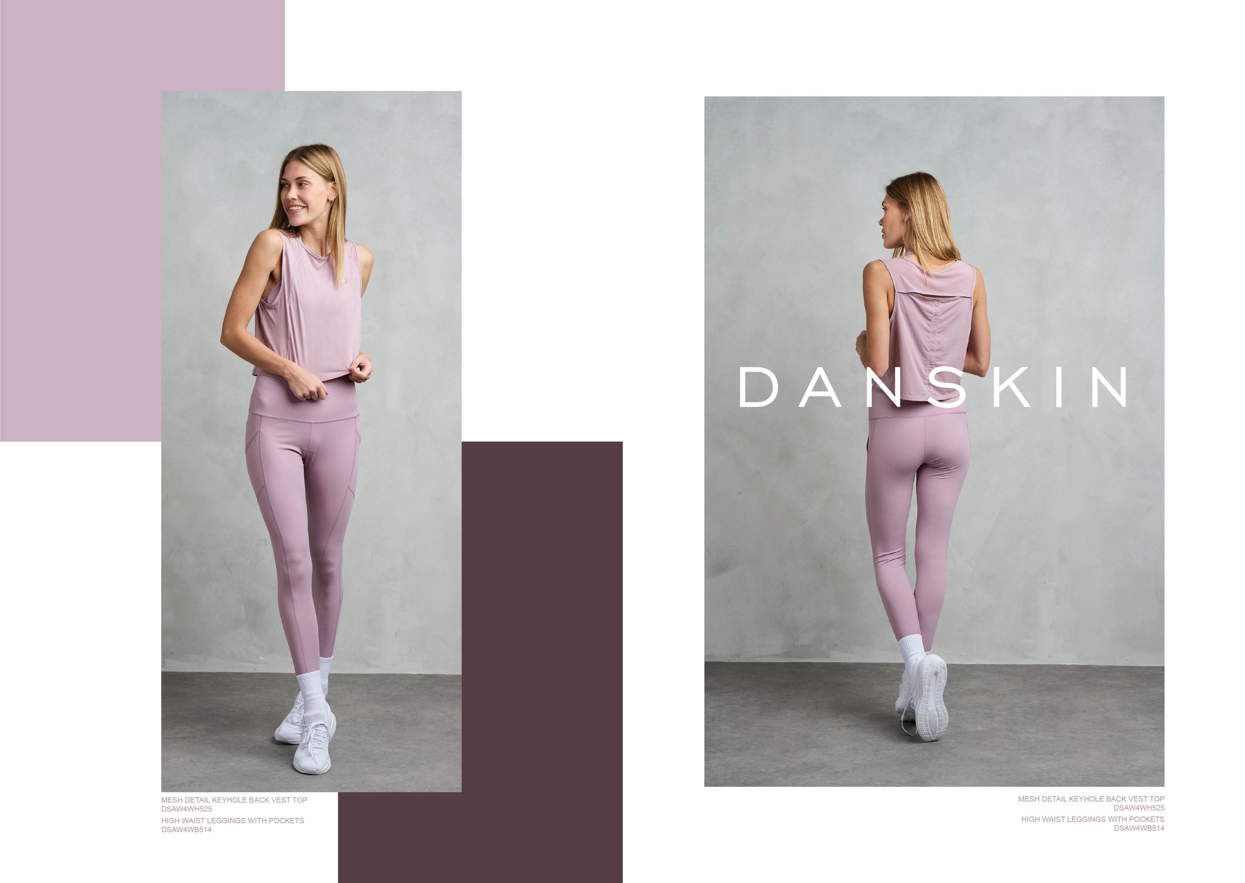 PREOWNED Danskin Ladies' Active Tight with Pockets Interlock