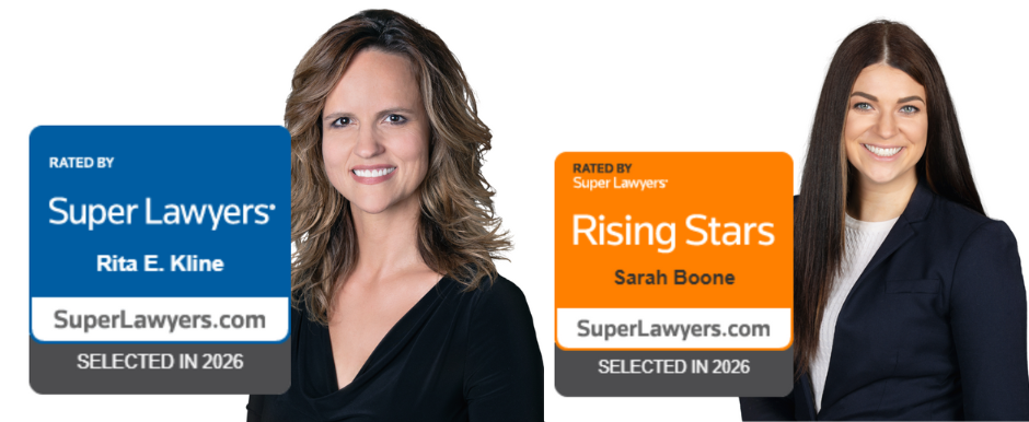 Cleveland trademark attorney Rita Kline and intellectual property litigation attorney Sarah Boone