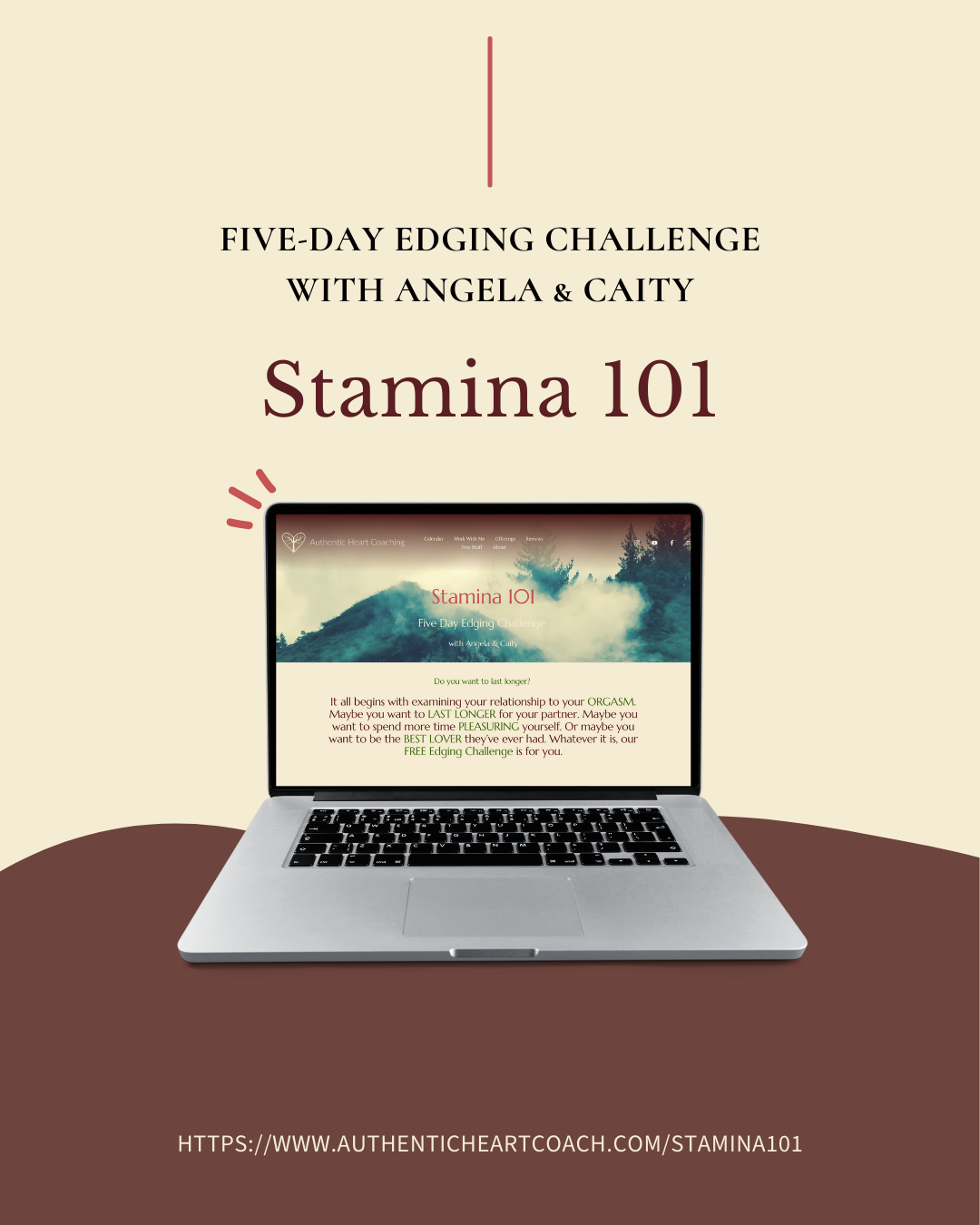A free 5-Day Challenge to help you work with your orgasmic timing. 