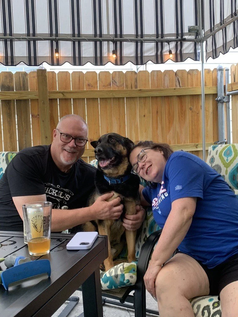 Hanging out with Grandma and Grandpa