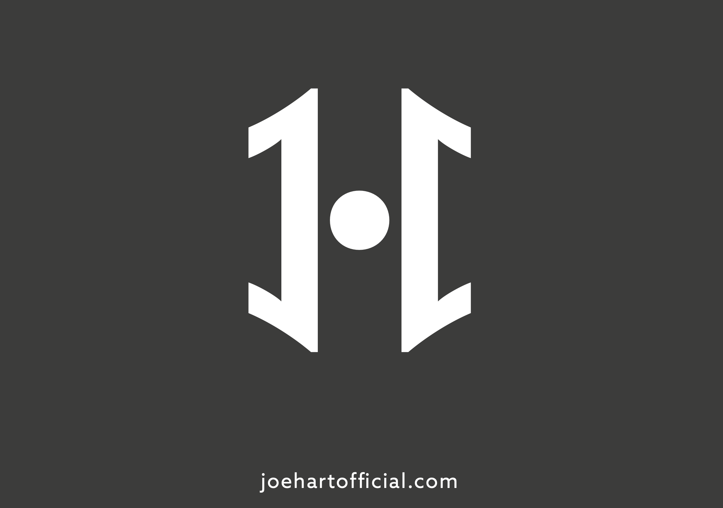 Graphic design with a large white number 1 in the center on a dark background, with a website URL johartofficial.com at the bottom.
