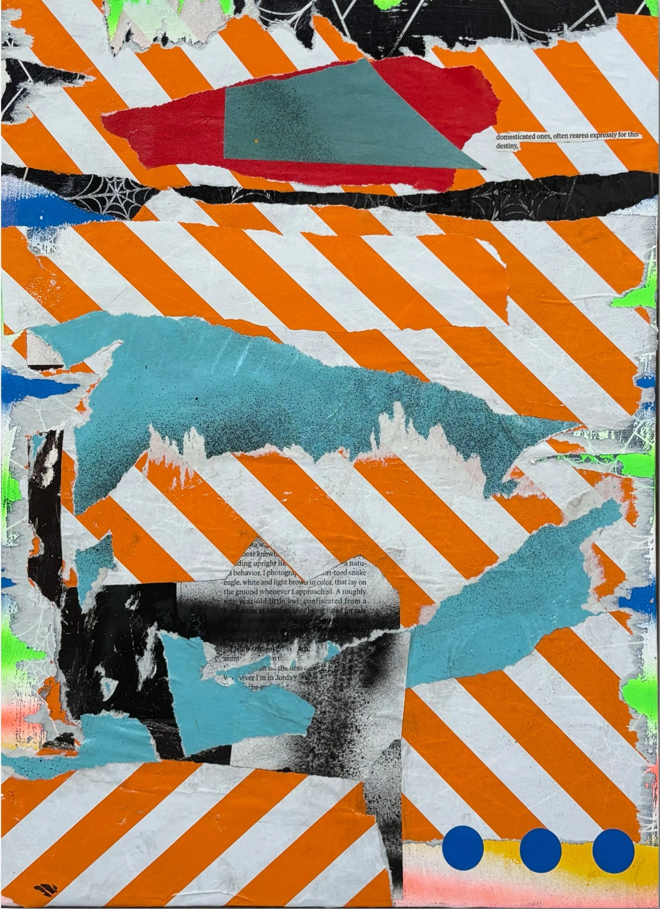 أصداء التنافر -Asda' al-tanafur 12" X 16"