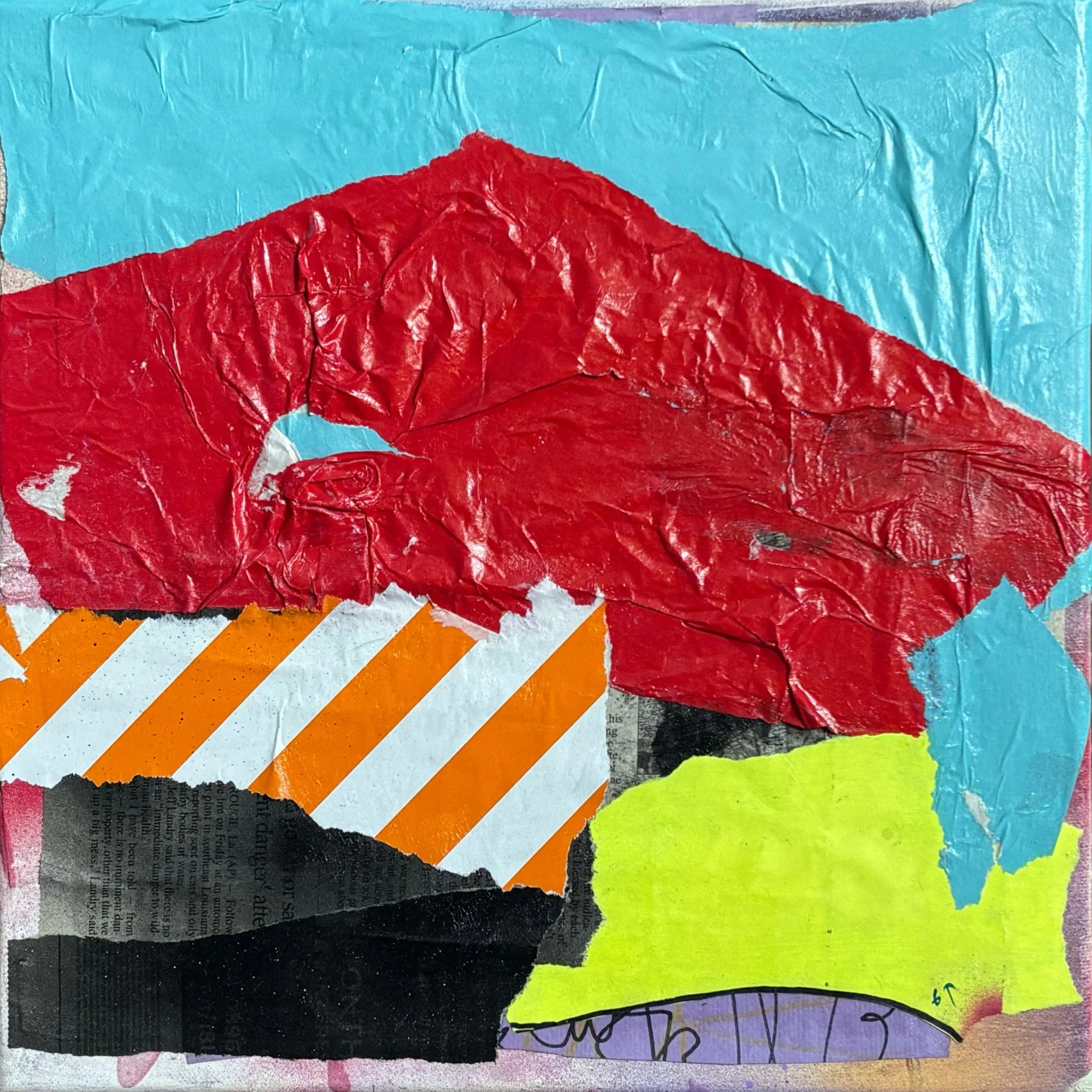 CAUTION: Fragile Foundations 12" x 12"