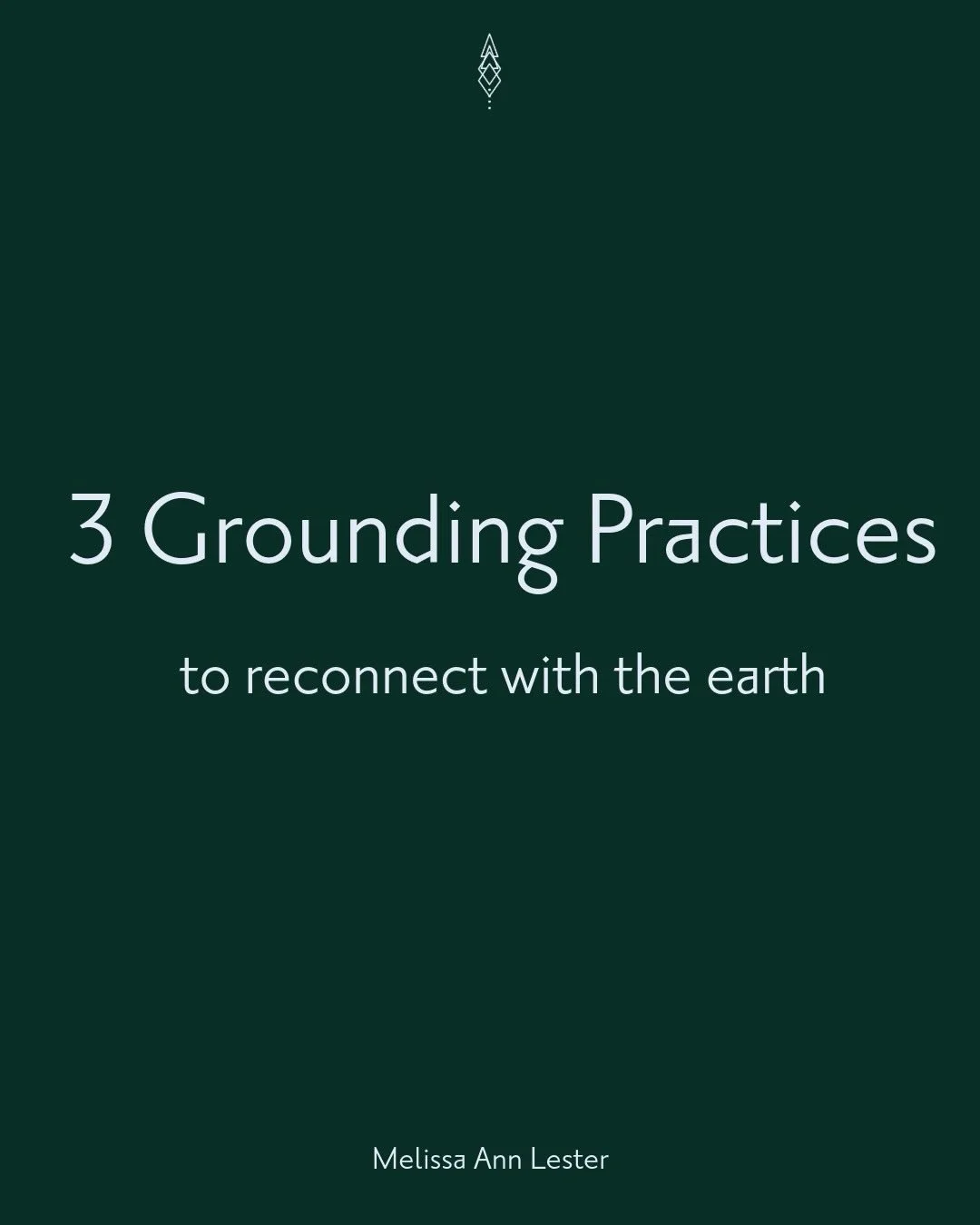 Three simple practices to ground into your body and reconnect with the earth.

When life feels overwhelming, ungrounded, or too much in your head &mdash; these practices invite you to connect with the earth and return home to yourself.

You don&rsquo