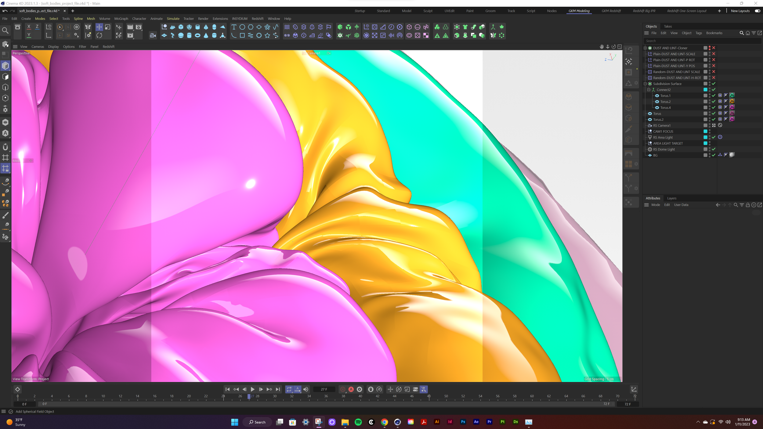 How to create wallpaper templates with Cinema 4D - Nova Skin