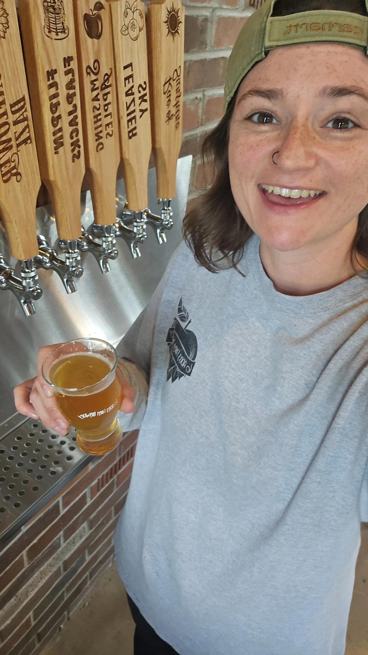 First ever pour at Taproom