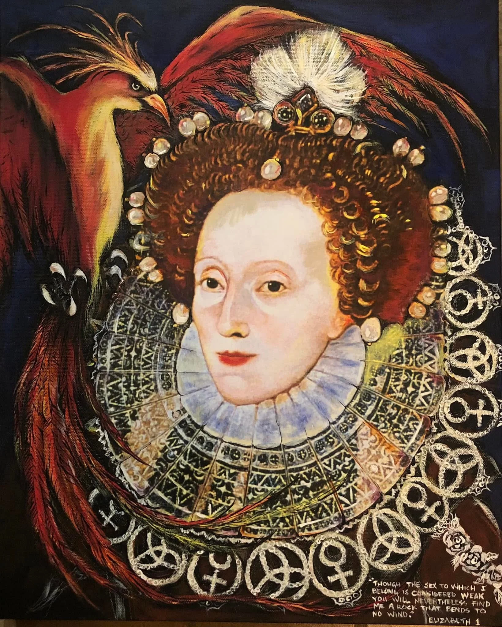 Cheryl Zemke - Best of Show  - "Strength is Immortal"