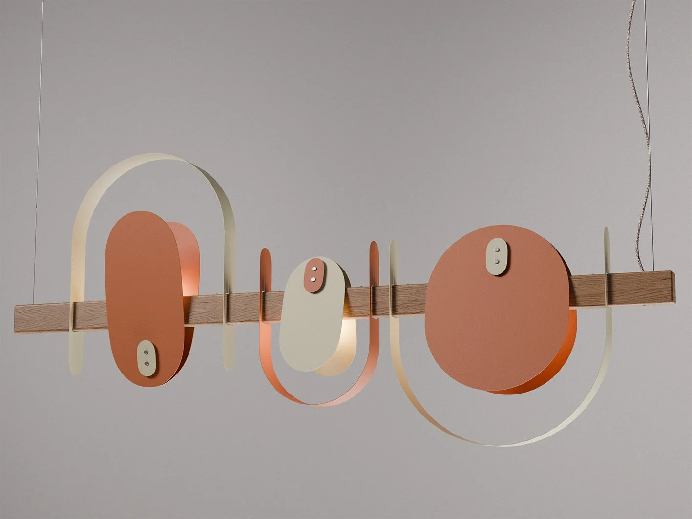 Sine Orange Terracotta and Cream
