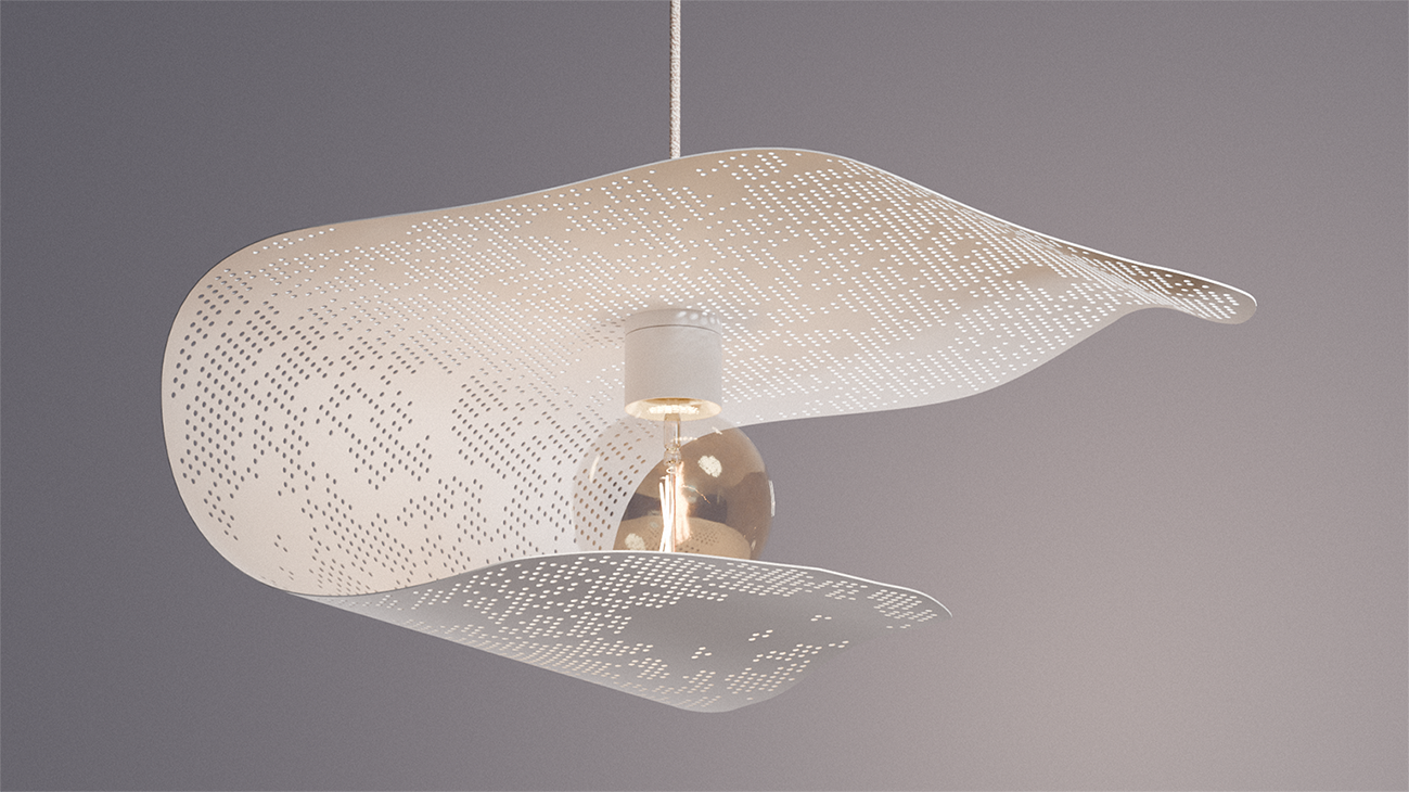 Steppe Pendant Lamp with Decorative E27 Bulb