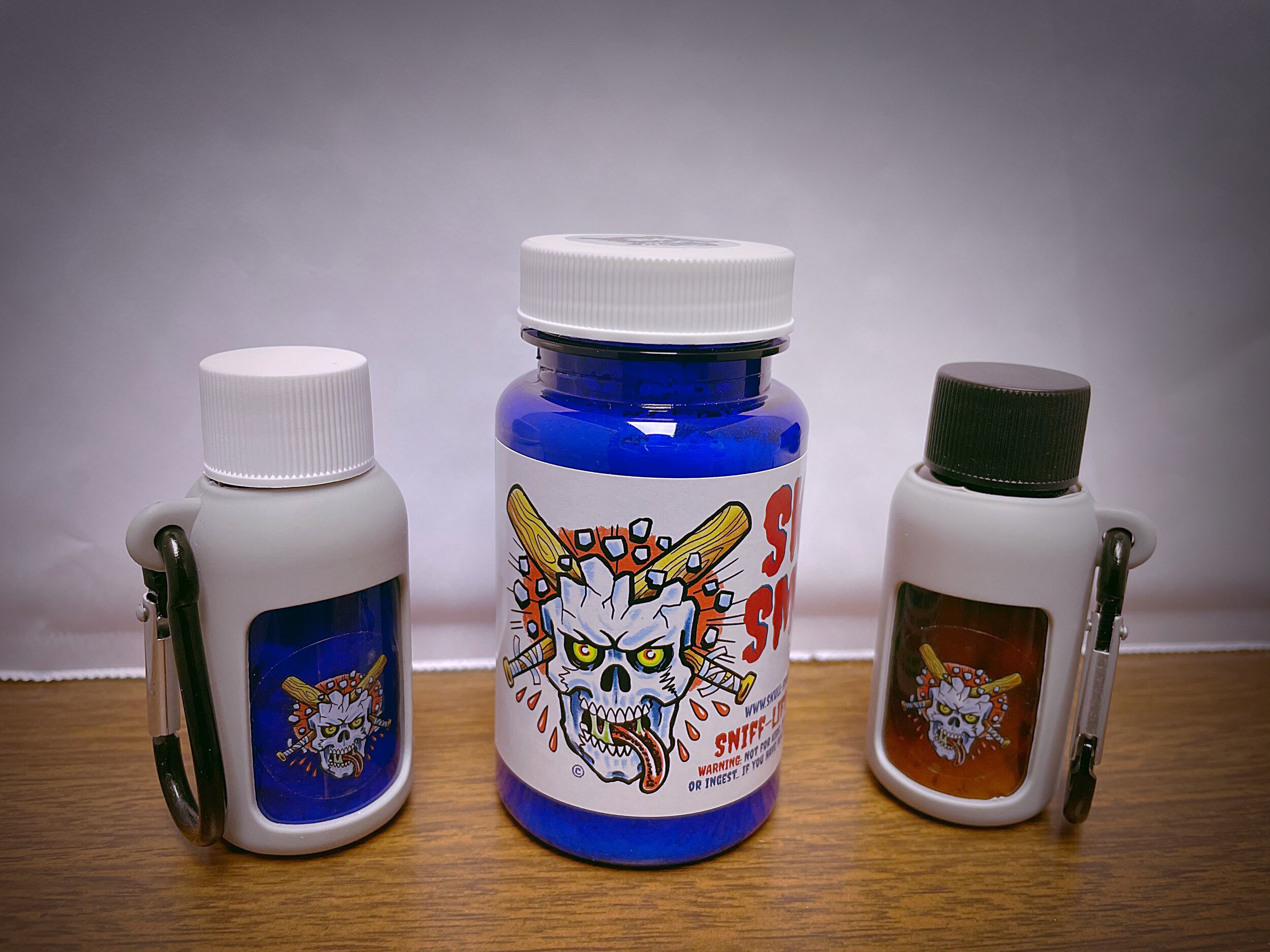 Mini Bottle with silicone holder and carabiner