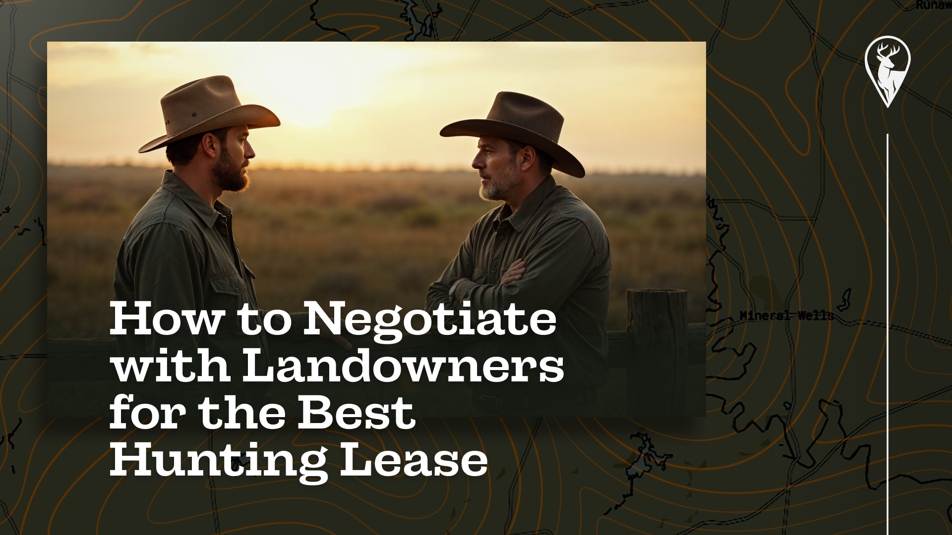 How to Negotiate with Landowners for the Best Hunting Lease