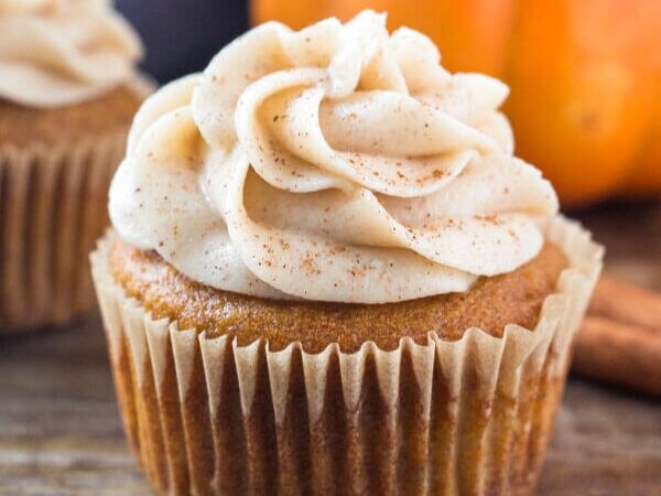 pumpkin spice cupcake