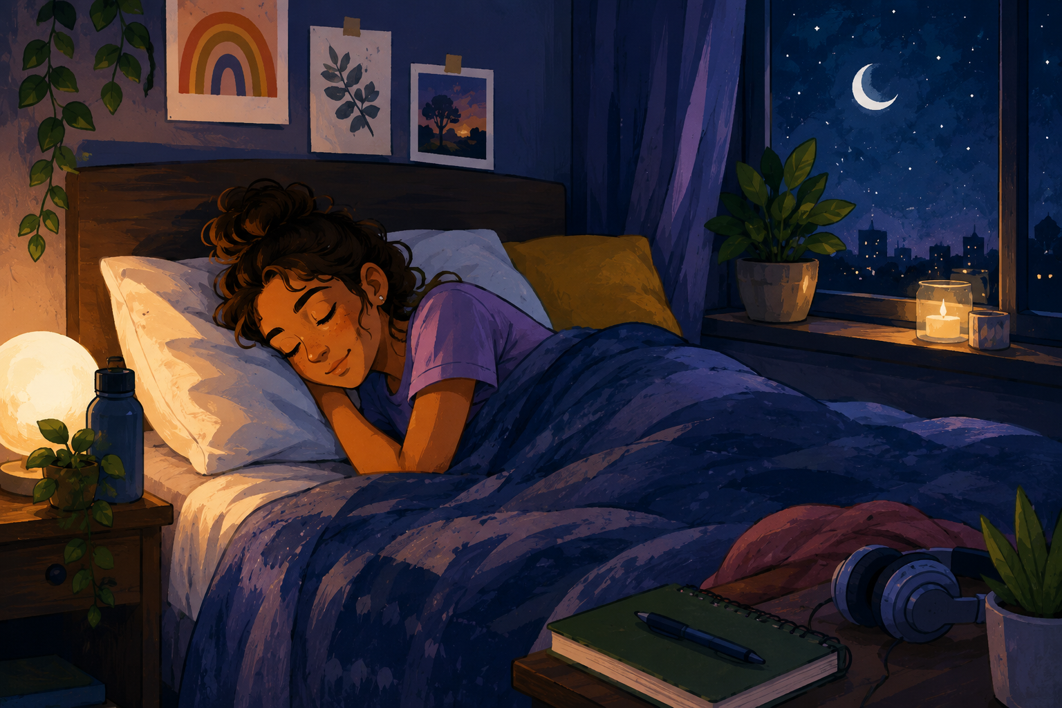 woman sleeping