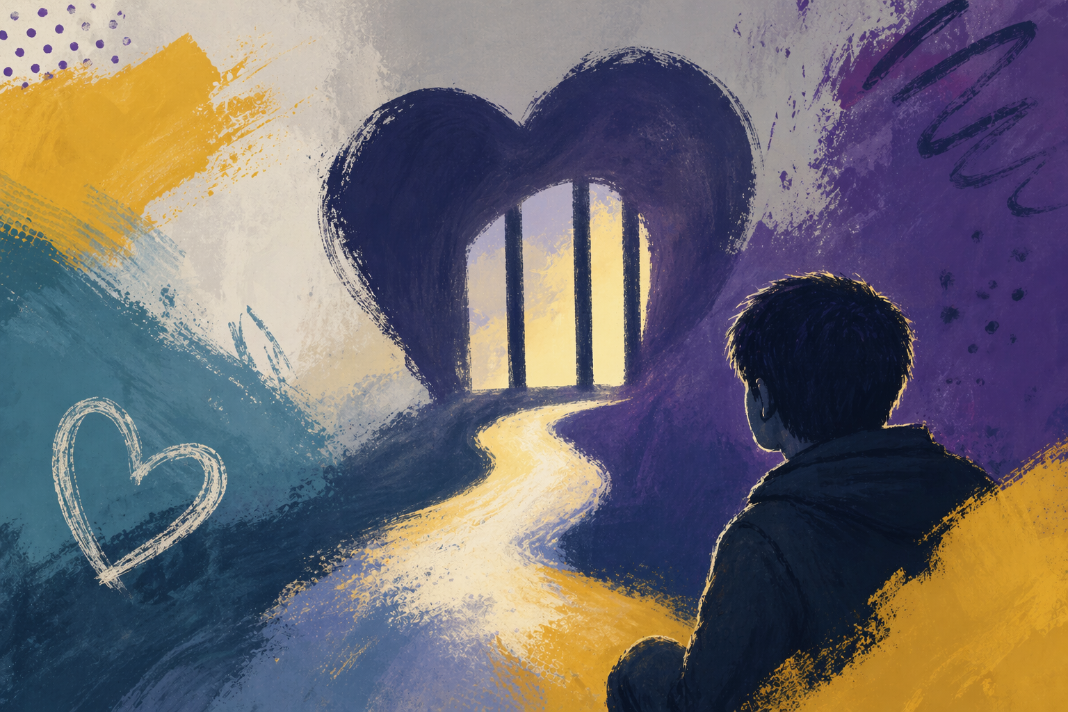 young person with jail