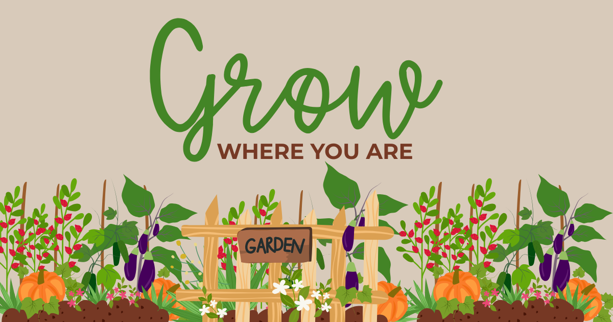Grow Where You Are: Gardening Workshop
