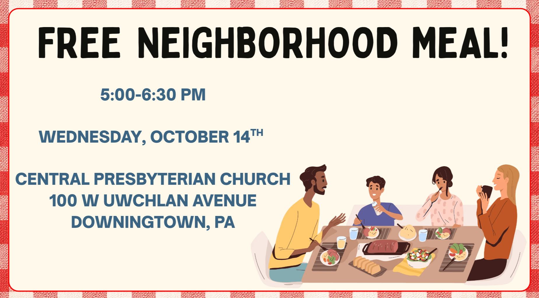 Free Neighborhood Meal