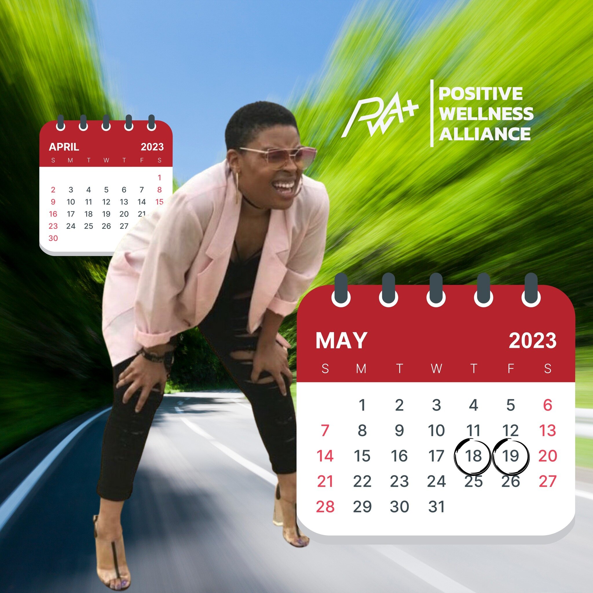 Can anyone else recall April? 🤔 Or did it go by fast for y'all too? 😵&zwj;

Either way, we have you covered for HIV Awareness Days in May :

March 18 is HIV Vaccine Awareness Day and March 19 is National Asian &amp; Pacific Islander HIV/AIDS Awaren