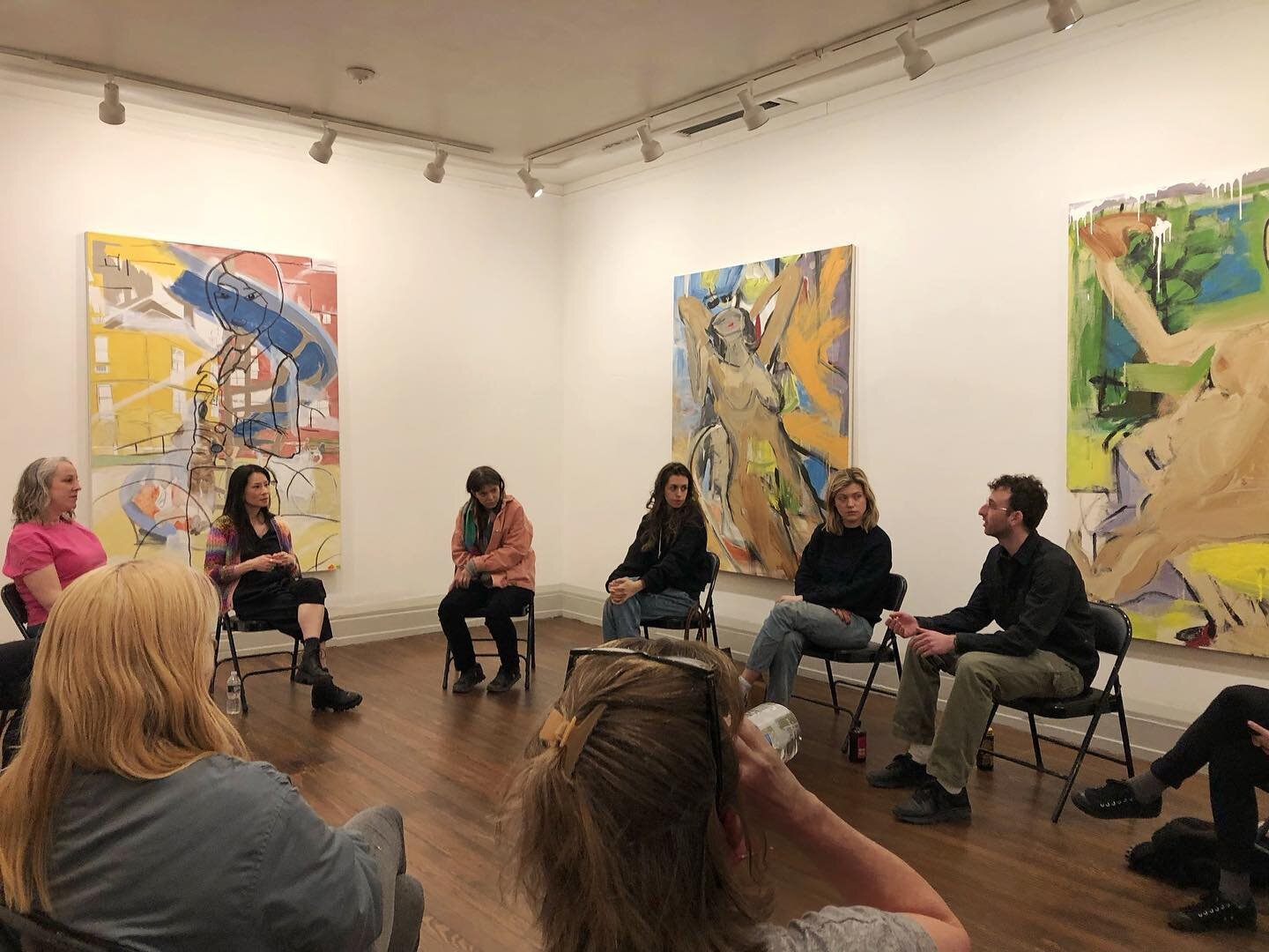 Thanks @ny_studioschool for a thought provoking Q&amp;A with students and faculty about art and my process with these new works. Sharing our strengths and struggles together was inspiring!