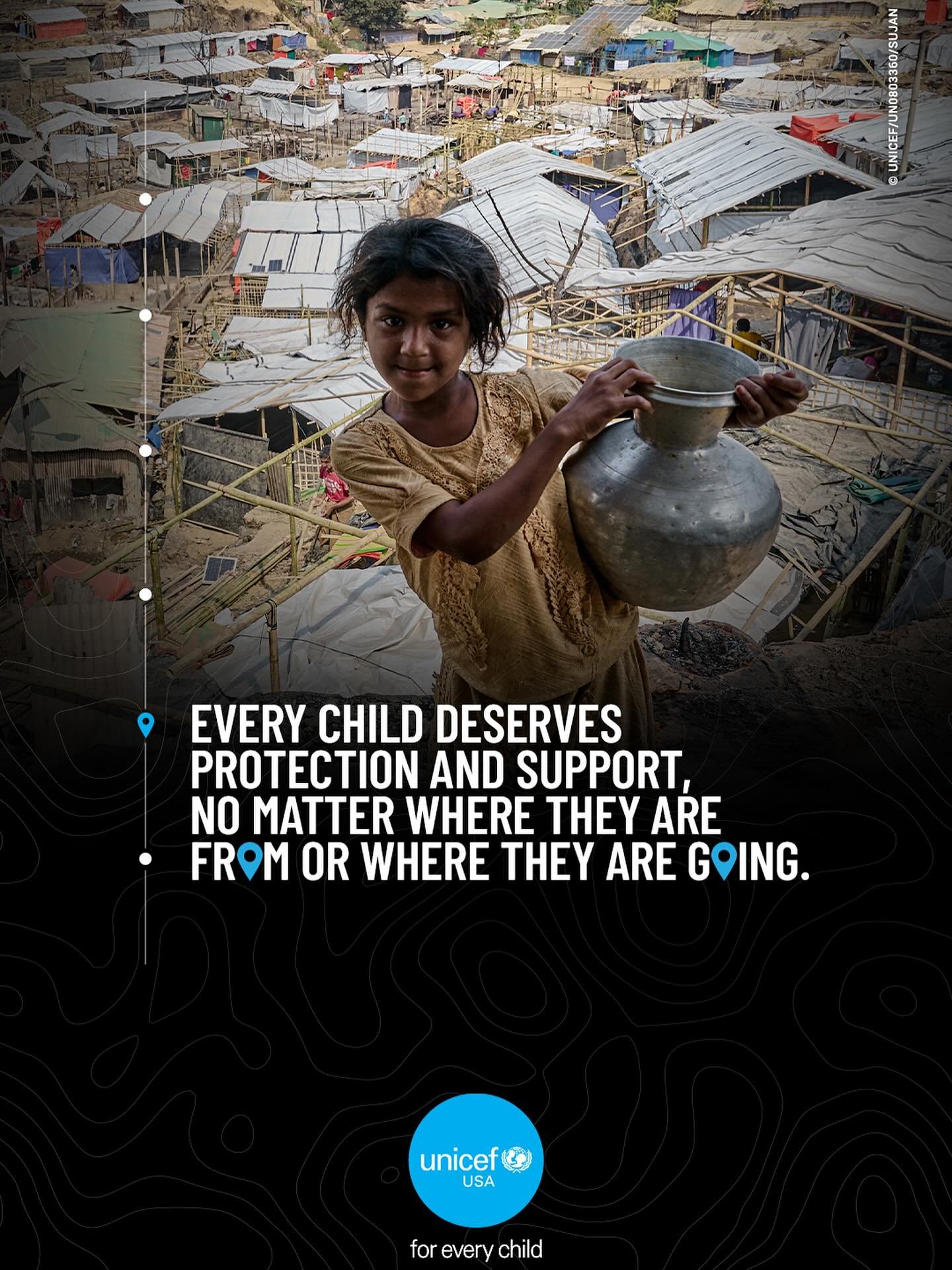 Globally, there are tens of millions of refugee and internally displaced children struggling to survive. They all deserve respect, assistance and protection.

This #WorldRefugeeDay, learn more from @UNICEFUSA about how we take action #ForEveryChild d