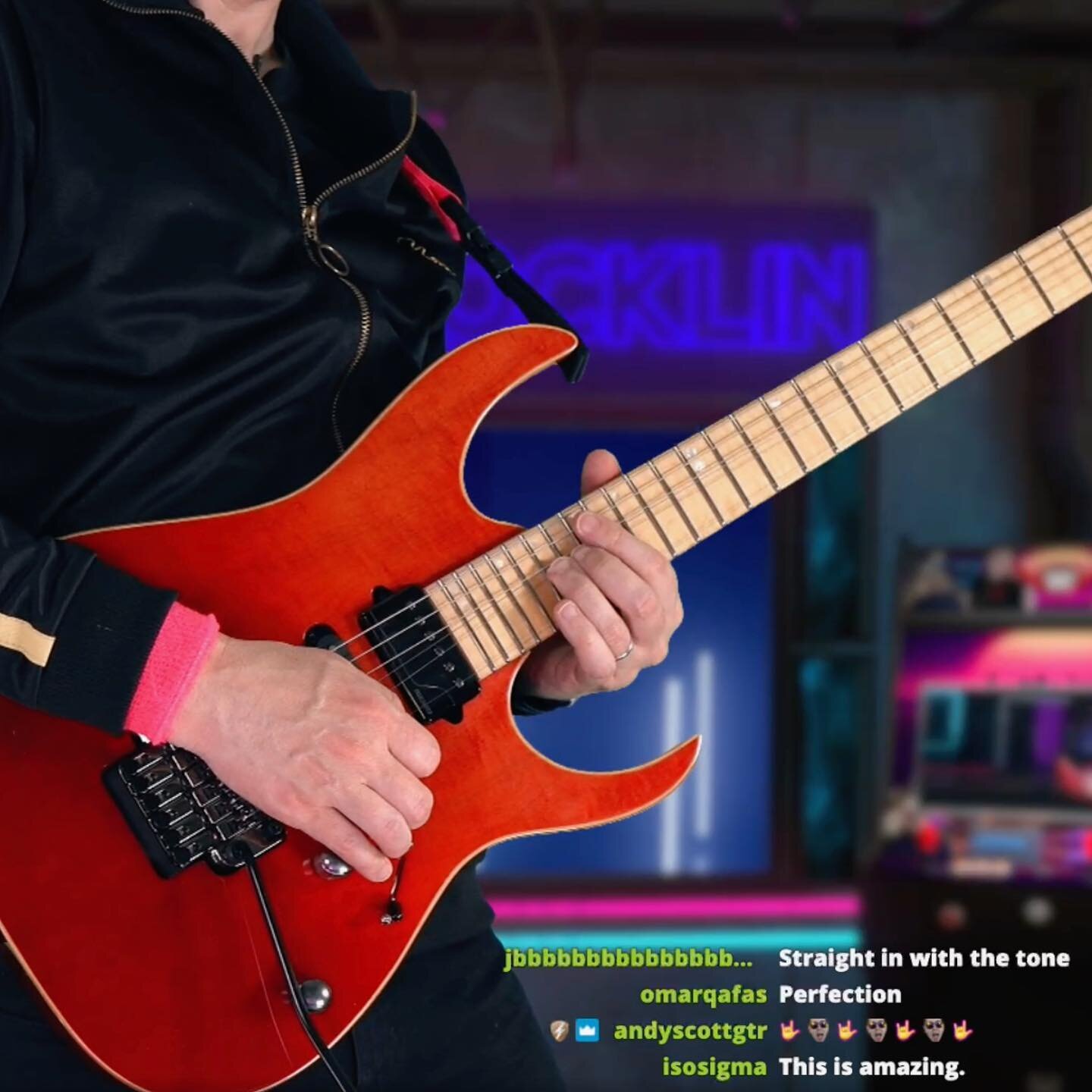 NovaNine was just featured on Shred Club! Watch @mcrocklin shred over a scaled back version of an as-yet unreleased NovaNine track! Starts at about 40:45 &mdash; check it out! https://www.twitch.tv/videos/1138142731 #synthwave #retrowave #guitarinstr