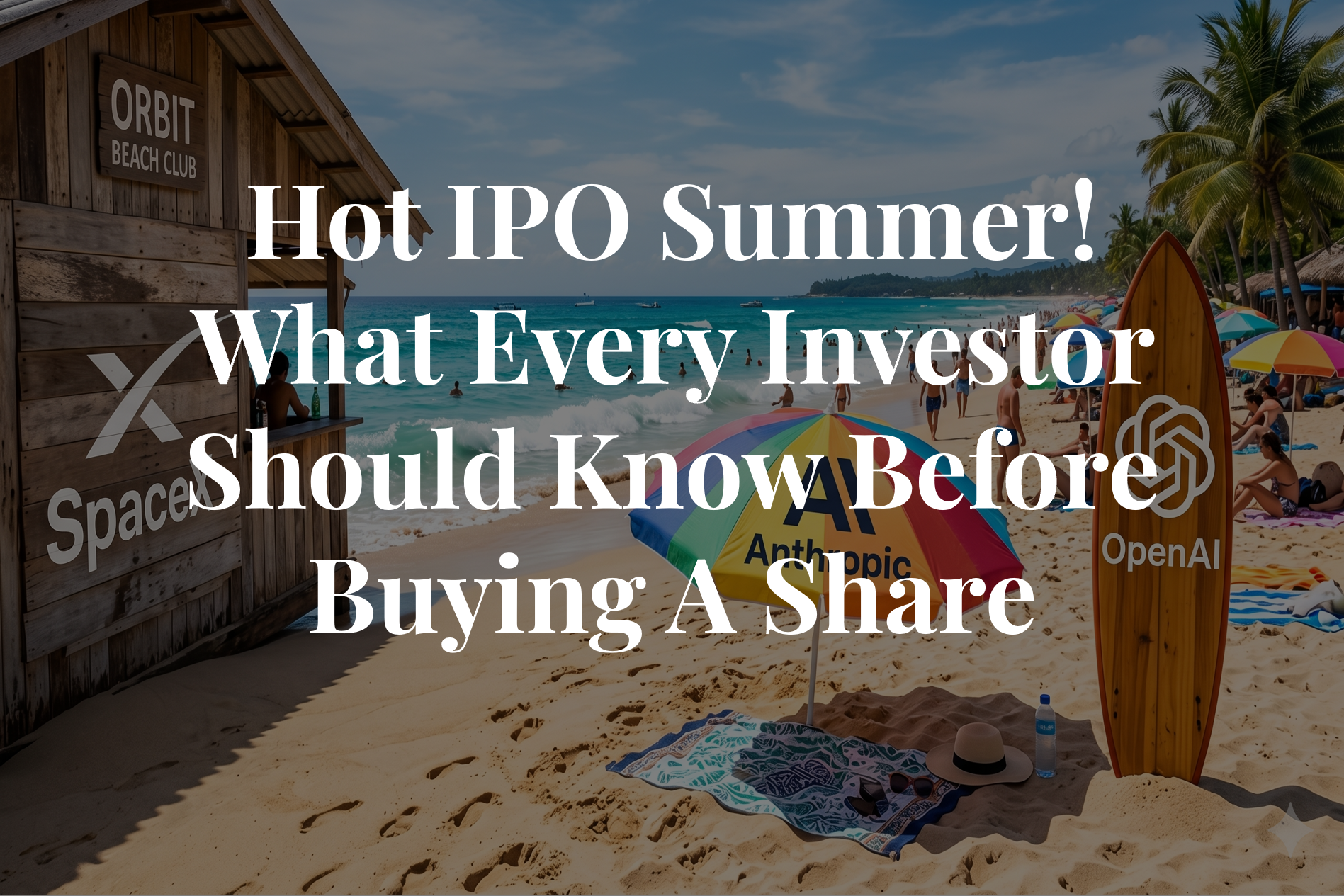 SpaceX, OpenAI, and Anthropic Are Going Public…Here's What Every Investor Should Know Before Buying a Share.