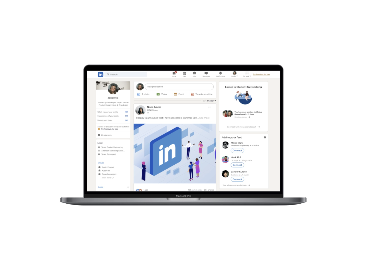 Linkedin - Student Networking