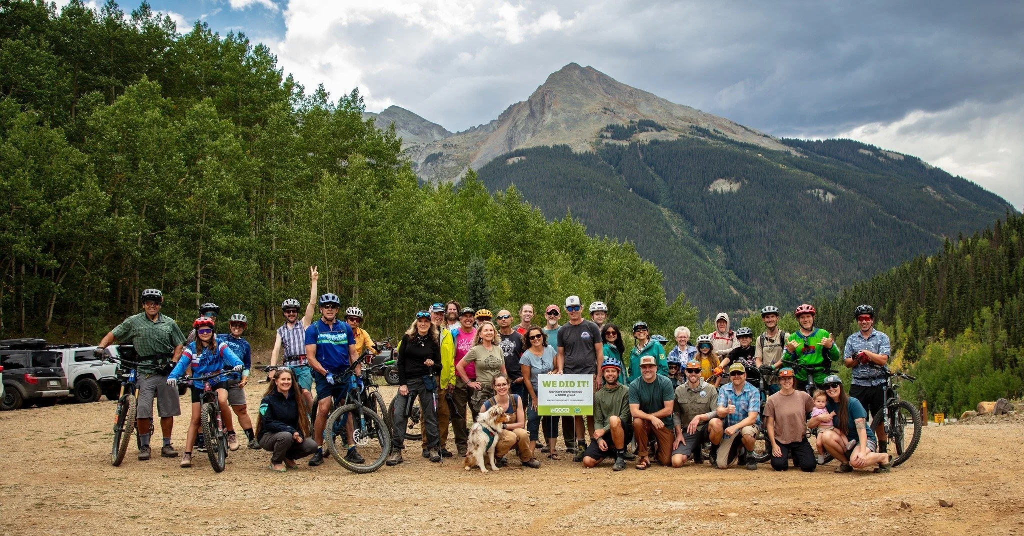 A huge thank you to everyone who came out on Saturday to celebrate the grand opening of the Baker&rsquo;s Park Trail System with us - from the soggy-but-smiling crew that braved the afternoon downpour for the group hike/run/ride, to the crowd who fil
