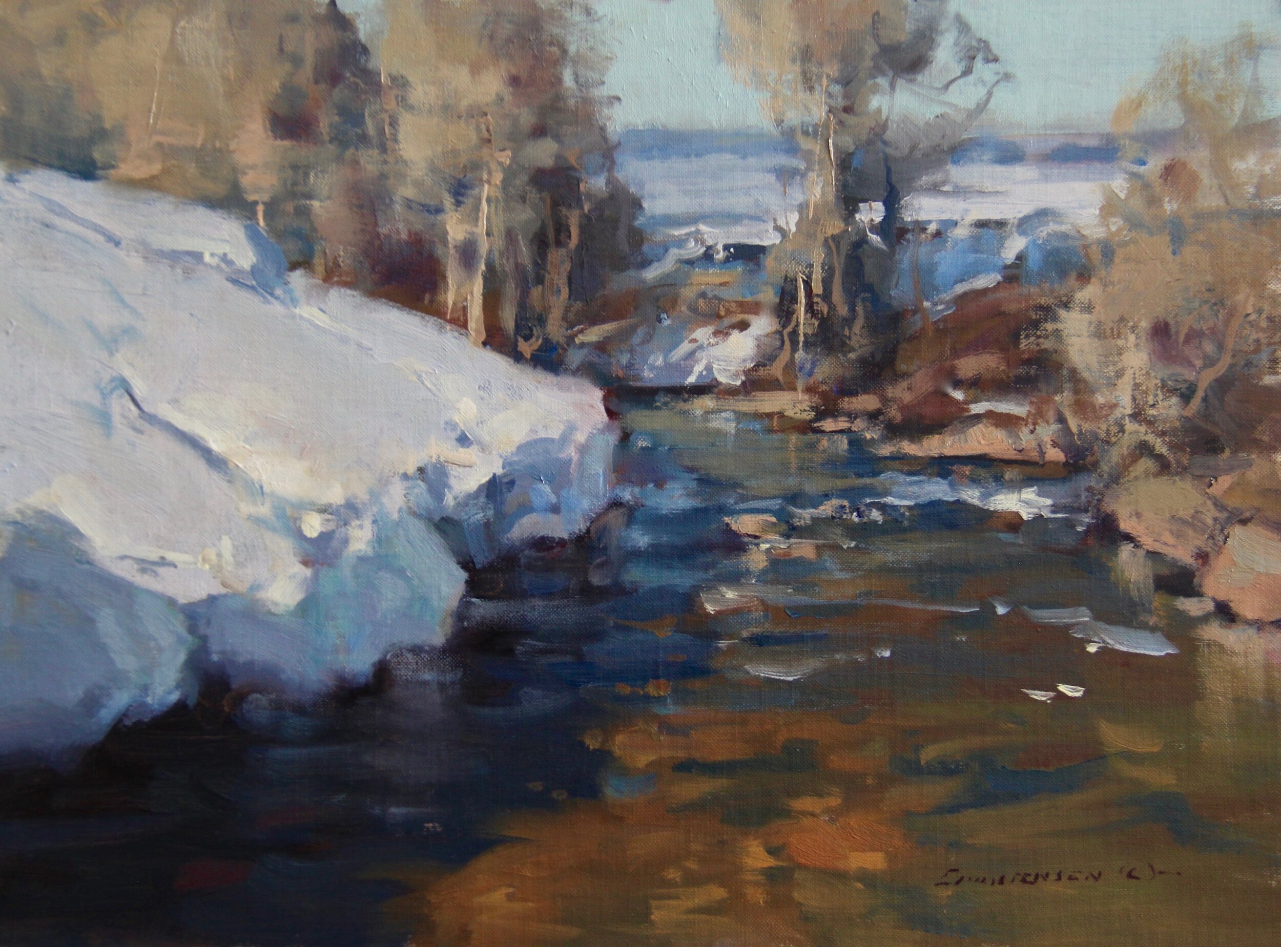 12 x 16 Moose Creek | Scott L. Christensen