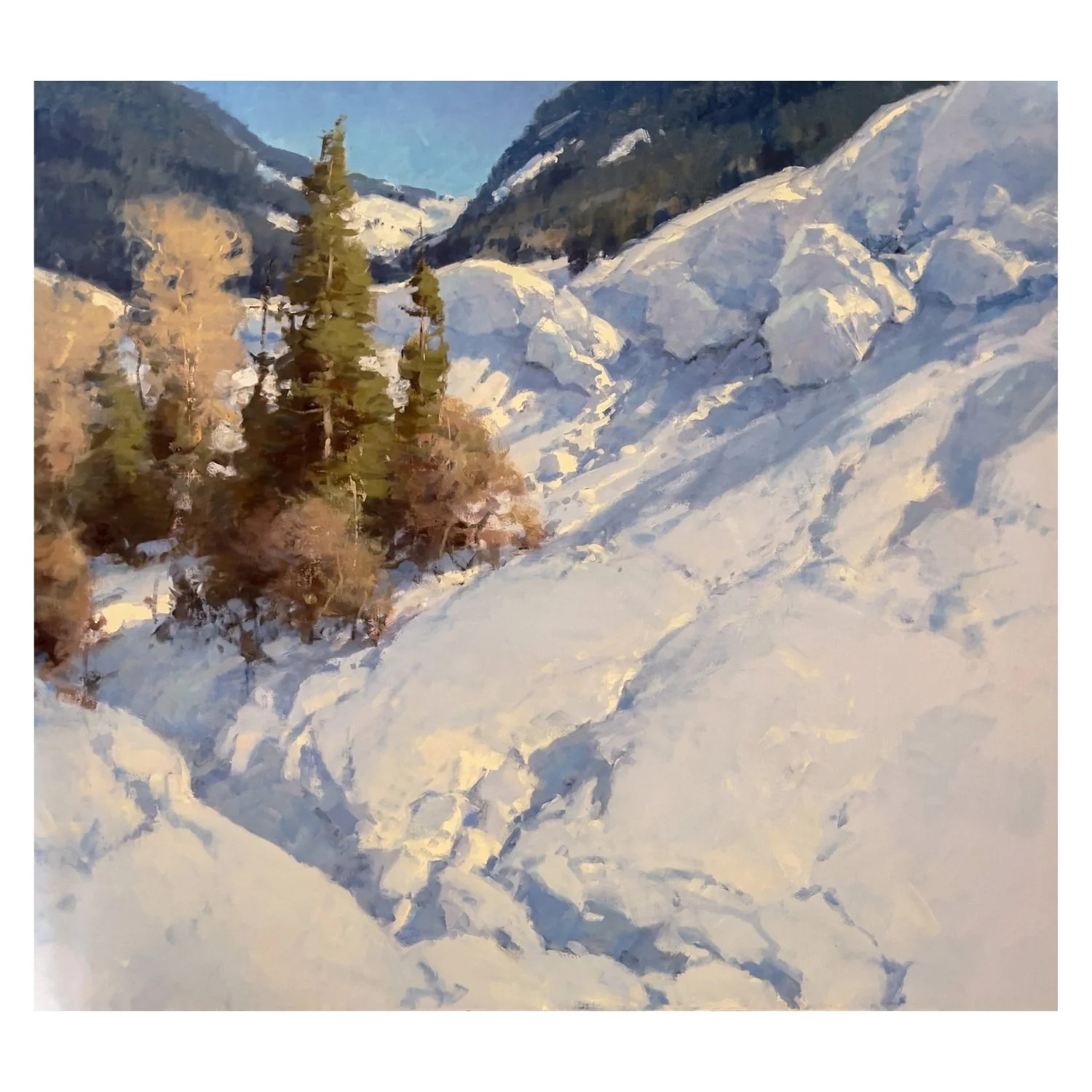 March Snowpack 44" x 48"