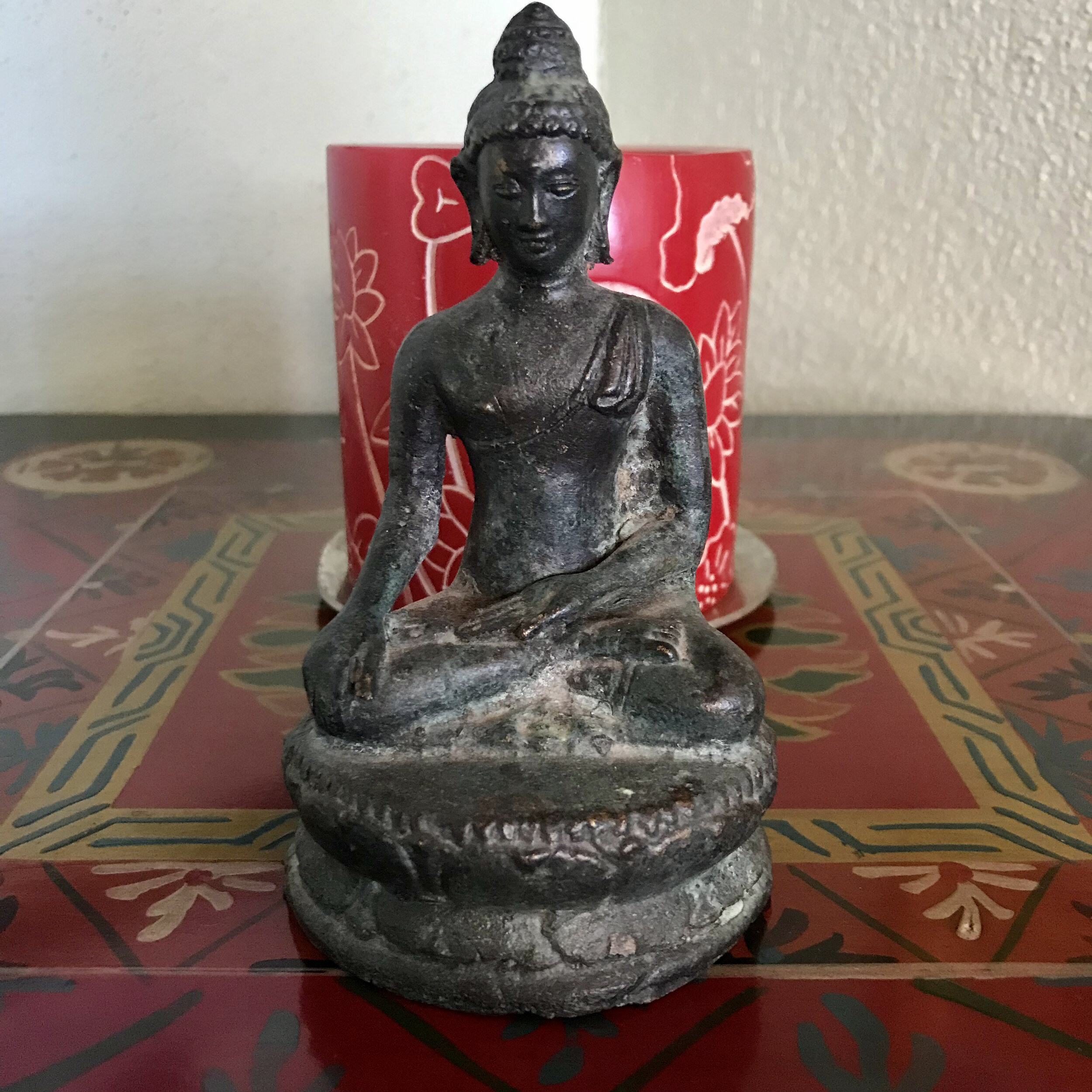 High Desert Yoga altar (photo by Mikaela)