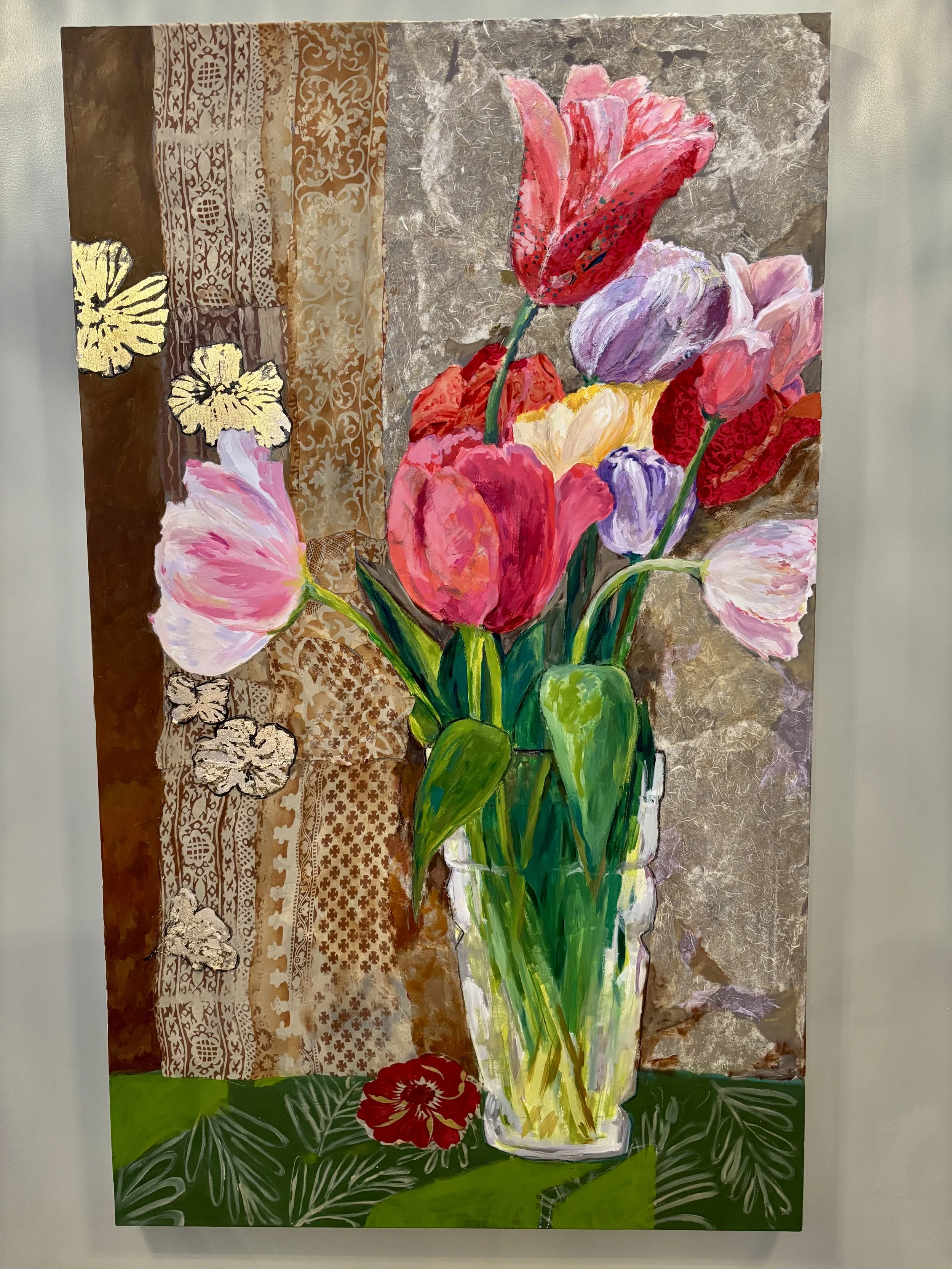 Gilly's Bouquet
60" x 36"  mixed media
$4,500
