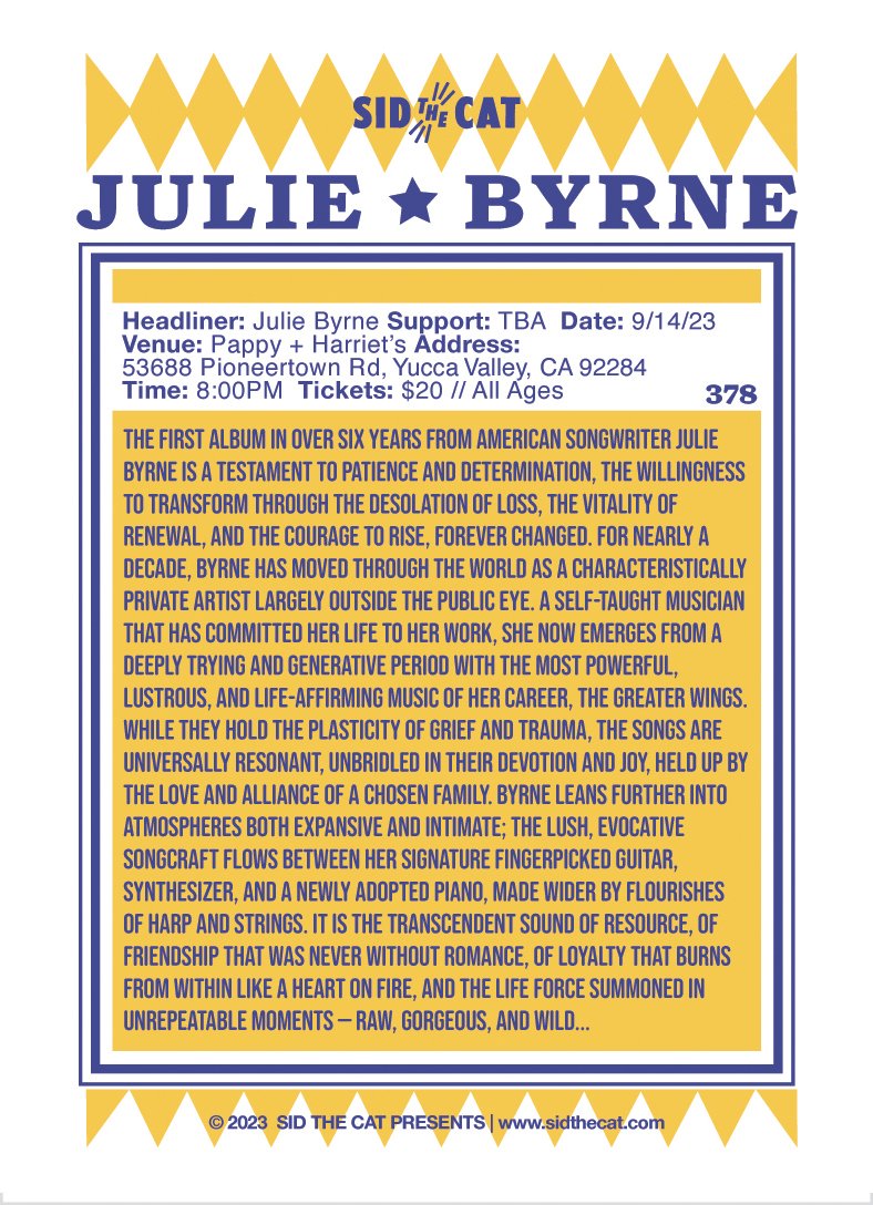 378 Julie Byrne back