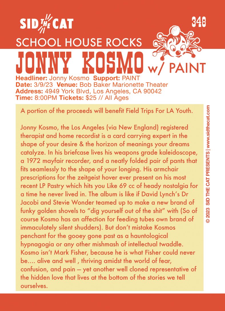 348 Jonny Kosmo Back