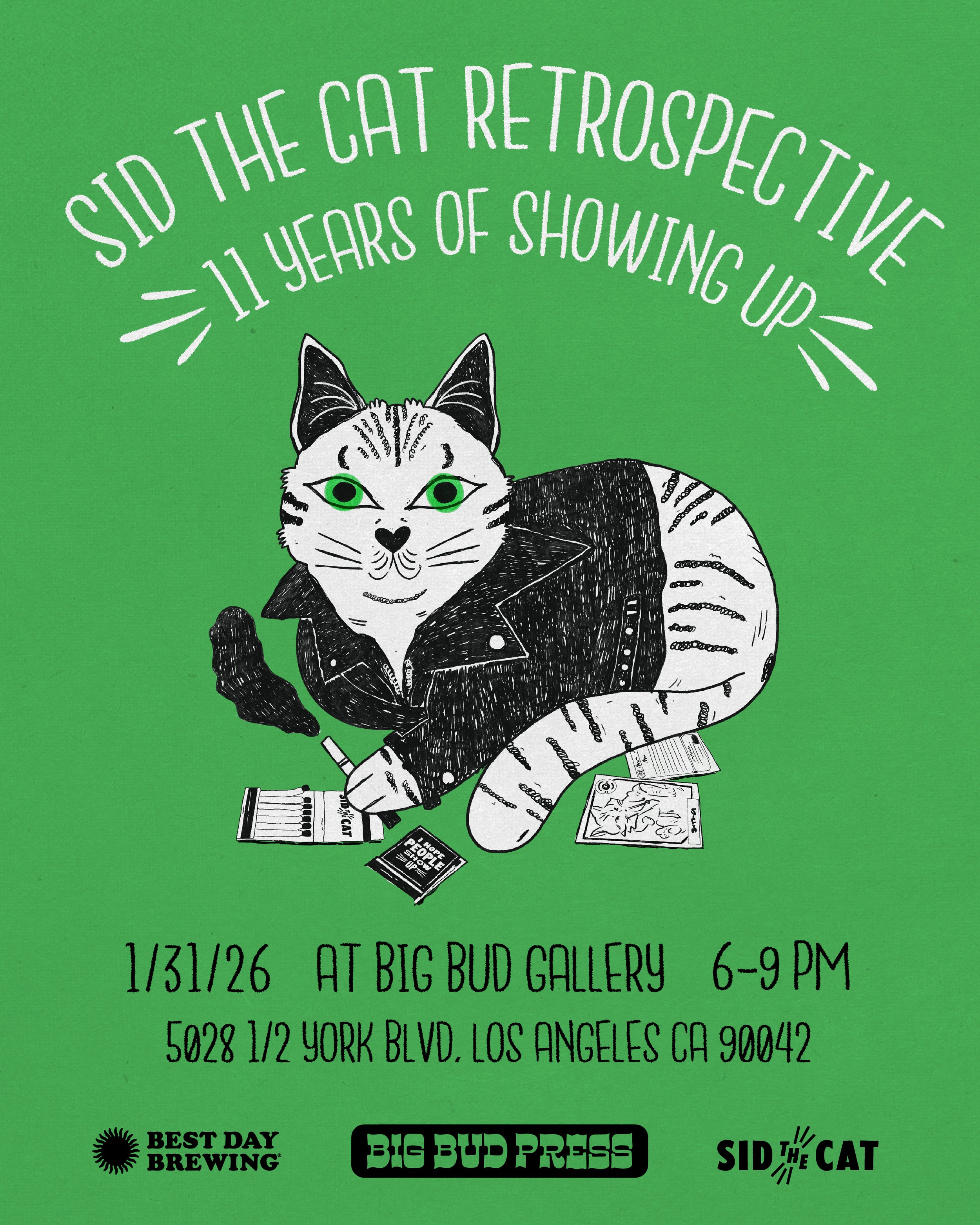 Sid The Cat Retrospective - 11 Years of Showing Up!