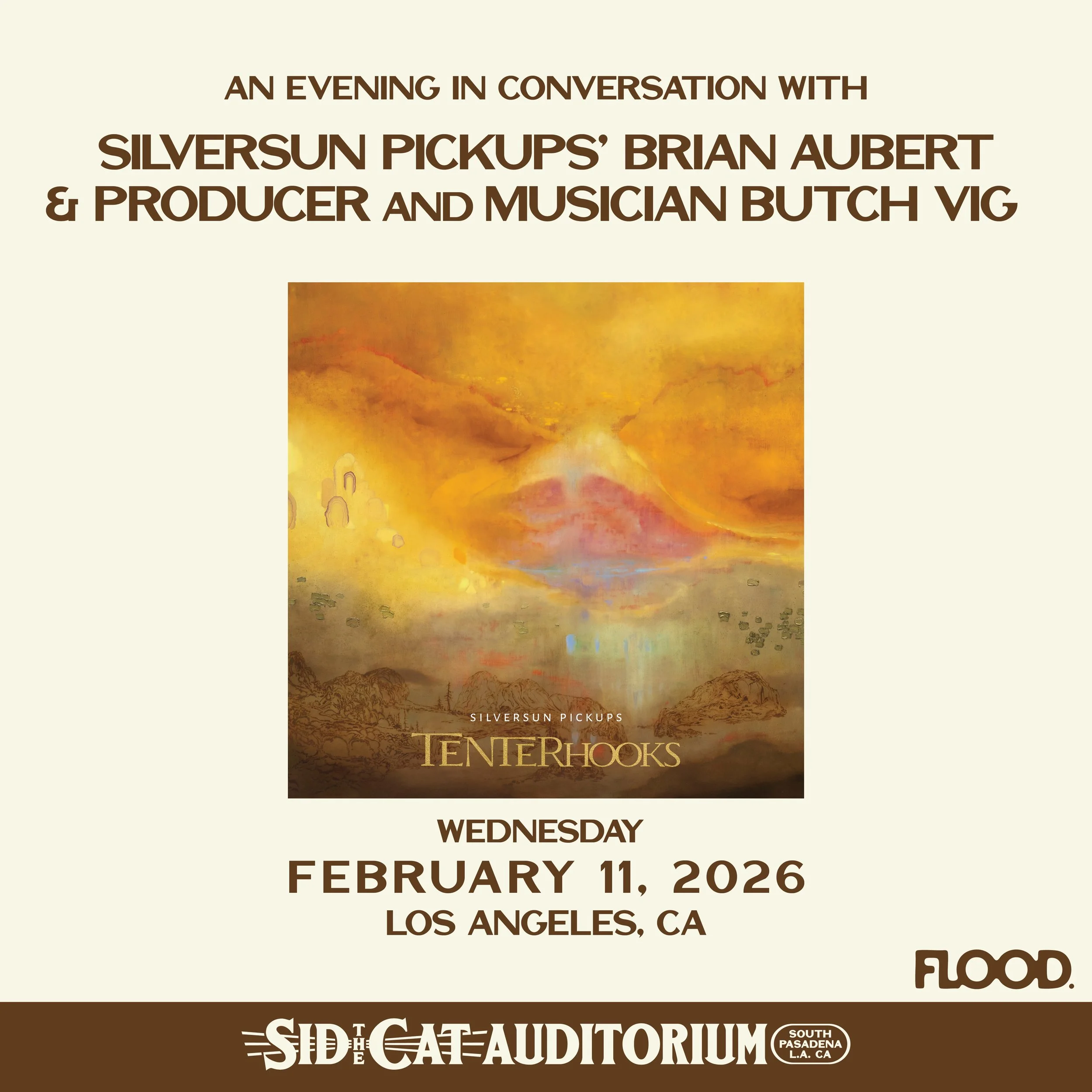 An evening in conversation with Silversun Pickups’ Brian Aubert &amp; producer and musician Butch Vig