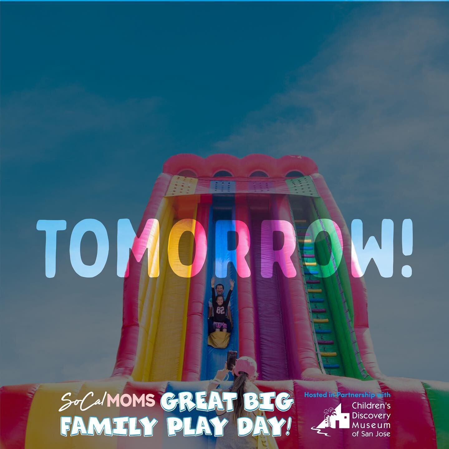 We are ONE DAY away from Great Big Family Play Day, tomorrow, Sunday, September 29th in partnership with the @purplemuseum - Children&rsquo;s Discovery Museum of San Jose!

Don&rsquo;t miss the biggest party of the fall running in the Bay Area for ON