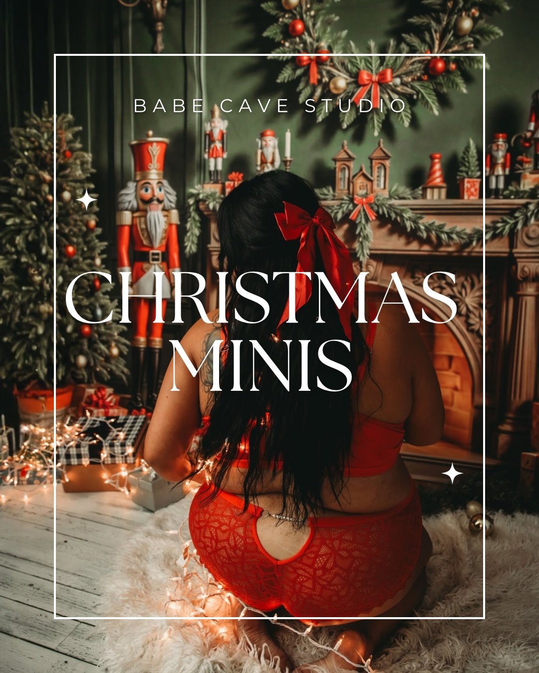 Struggling to find a gift for your boo 👀 

OR wanna just treat yourself?!

@babecave_studio is hosting Christmas Minis that will make the PERFECT for your special someone, or just to celebrate your hotness 🔥

Some spots include makeup with me!

The