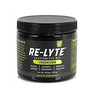 Re-Lyte Lemon Lime Electrolyte Mix - 1000mg Sodium, 60mg Magnesium, 500mg Potassium, 0g Carbs #AD