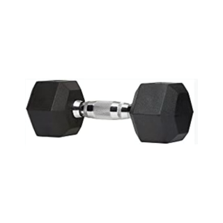 Amazon Basics Rubber Dumbbell Choice of Various Weight Options #AD