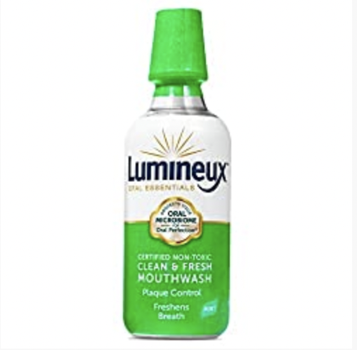 Lumineux Oral Essentials Mouthwash - Clean & Fresh Breath - Certified Non Toxic |  | Fluoride Free | NO Alcohol, Artificial Colors, SLS Free, Dentist Formulated to Enhance the Oral Microbiome #AD