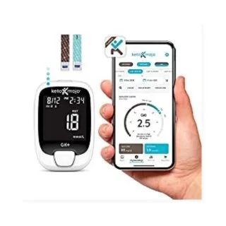 Keto Mojo 2-in-1 Blood Ketone and Glucose Monitor #AD