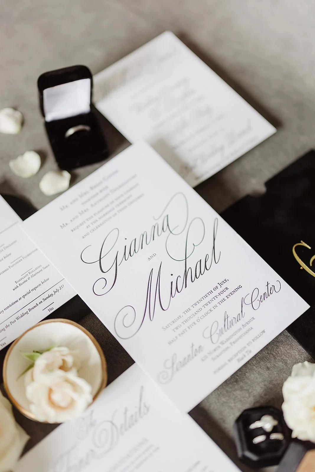 Elevated Statement Wedding at the Scranton Cultural Center