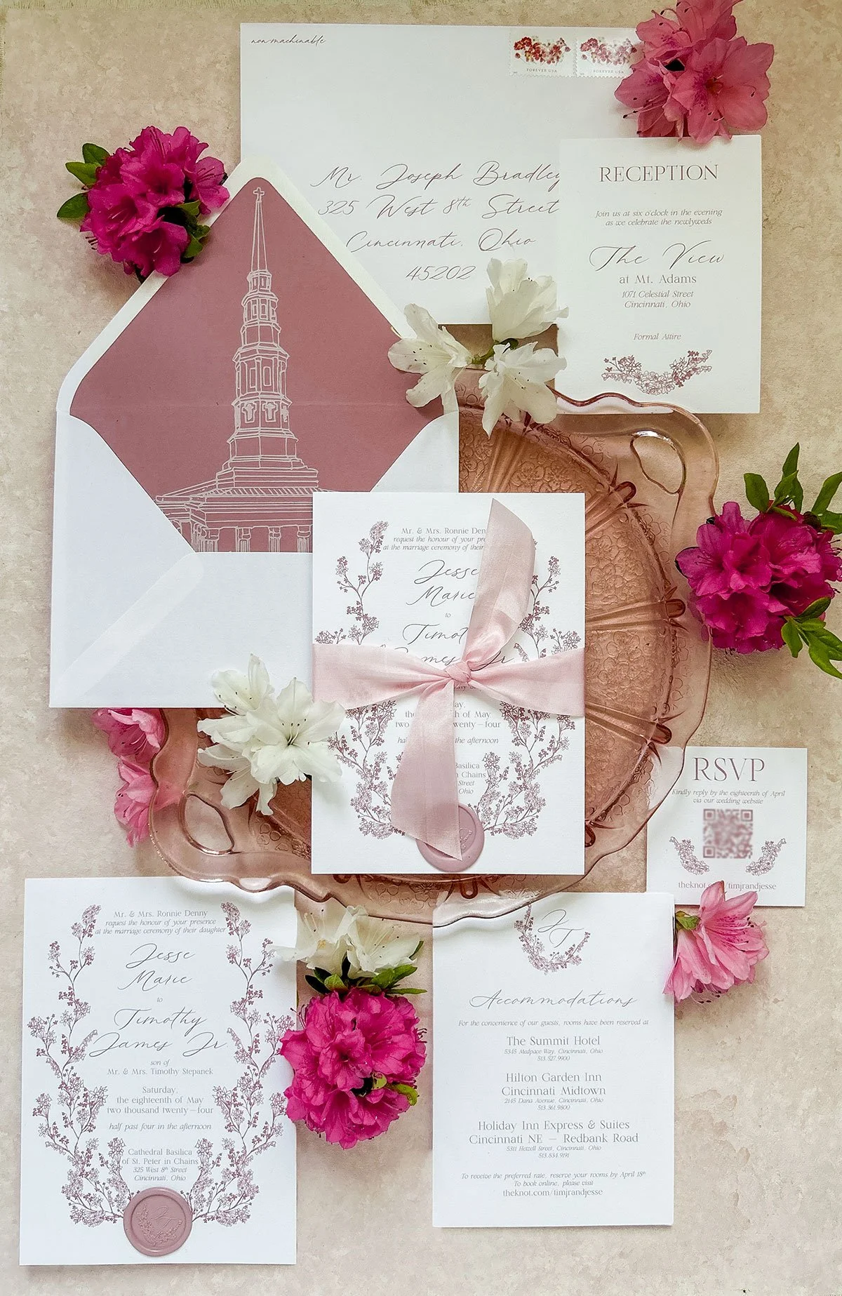 Romantic Garden Inspired Wedding at The View at Mt. Adams