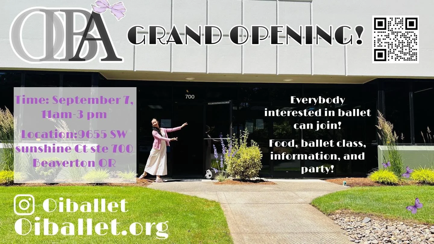🎉 You&rsquo;re Invited! 🎉 Come celebrate with us at the OIBA New Studio Grand Opening!
We&rsquo;re thrilled to open the doors to our brand new space in Beaverton and welcome our community &mdash; old friends and new &mdash; to see what OIBA is all 