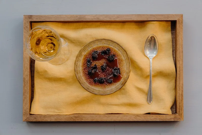 farm to table dinner with wine pairing