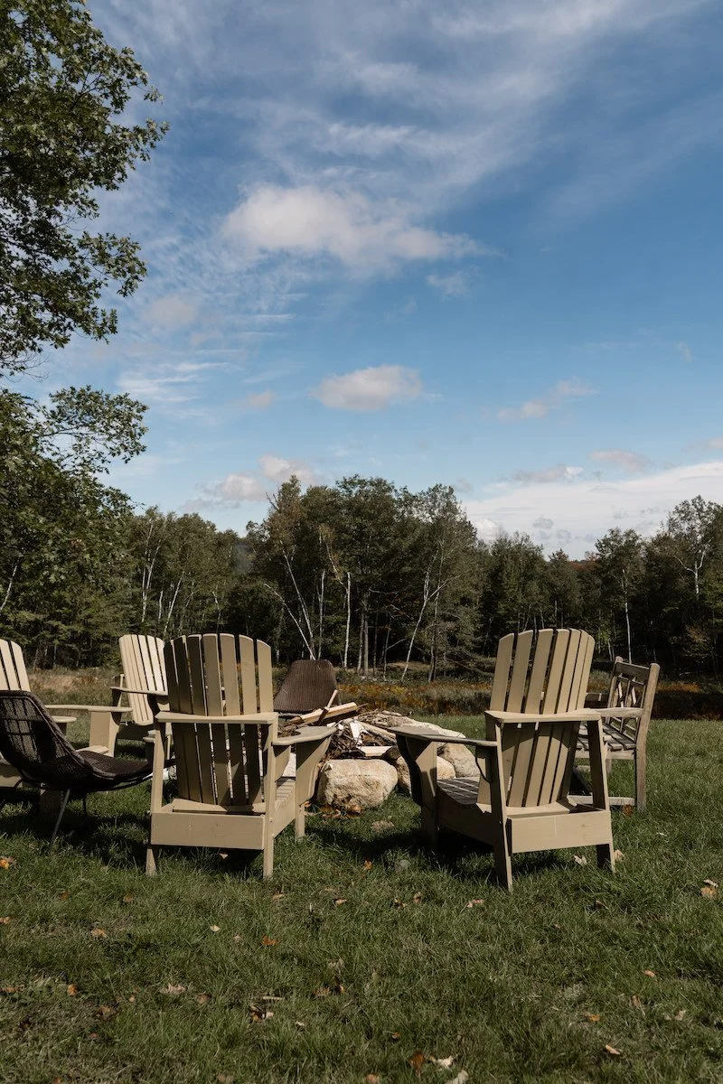 wedding grounds fire pit